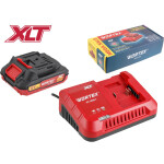 Набор аккумулятор 2 А*ч и зарядное устройство 1х2 А WORTEX ALL1 XLT в кор. SET