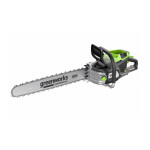 Пила цепная аккумуляторная Greenworks OCS800 82В