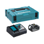 Комплект MAKITA АКБ BL1860B, ЗУ DC18RC, кейс MAKPAC