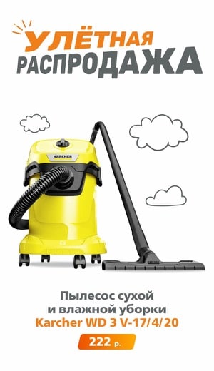 Распродажа Karcher 09/2025 (десктоп)