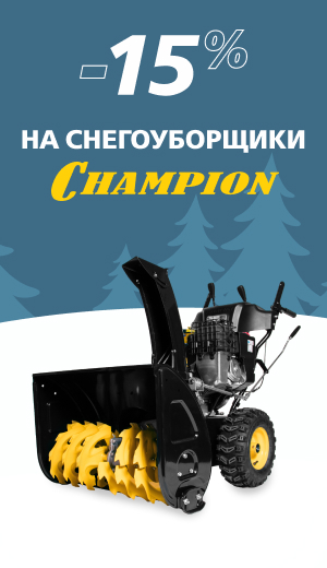 Снегоуборщики Champion в наличии (десктоп)