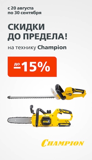 Триммер Champion 07/2026 (десктоп)