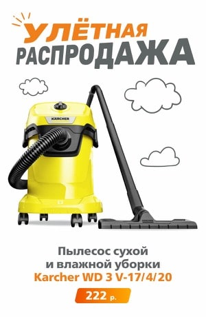 Распродажа Karcher 09/2025 (мобика)