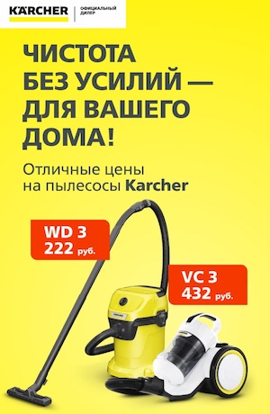 Распродажа -15 Karcher 09/2025 (мобика)