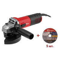 Одноручная углошлифмашина WORTEX AG 1209-3