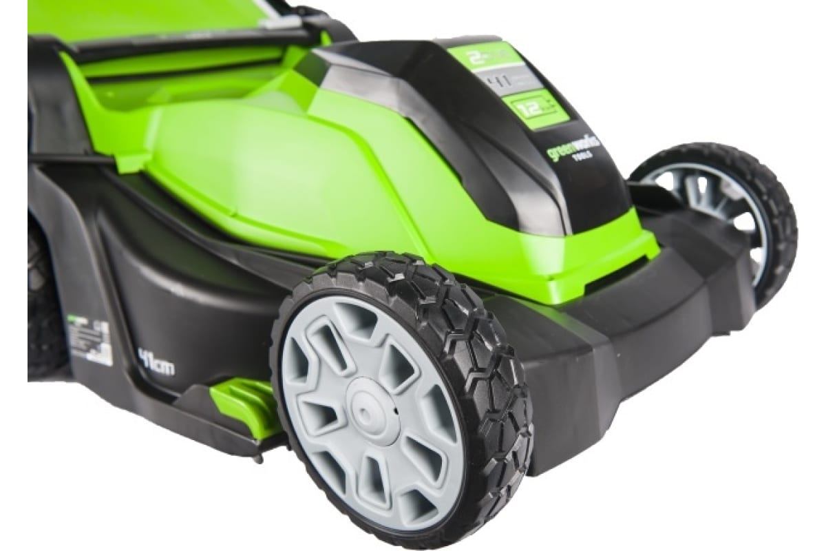 Электрическая газонокосилка Greenworks GLM1241
