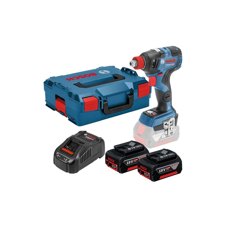 Аккумуляторный ударный гайковерт BOSCH GDX 18V-200 C L-BOXX