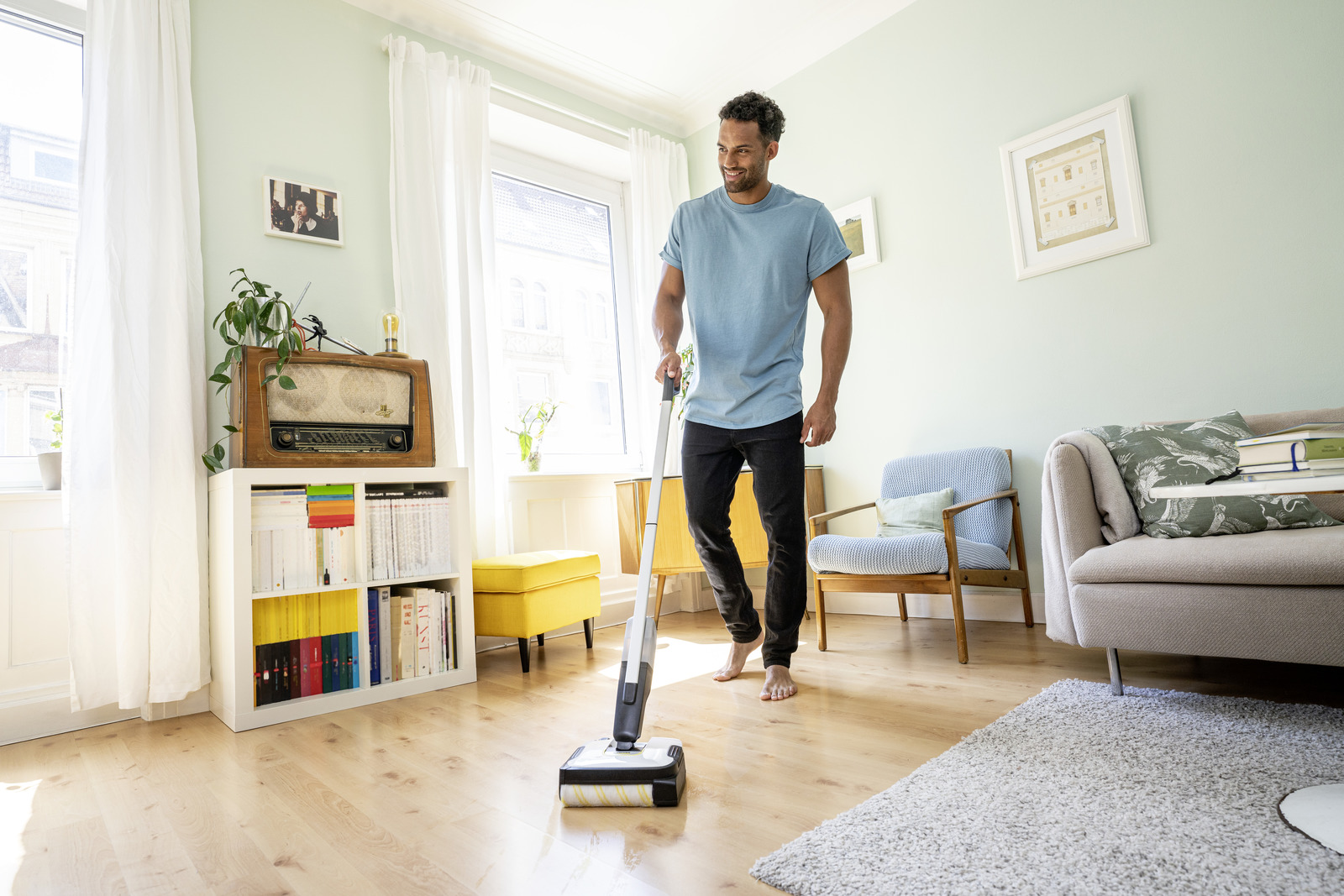 Электрошвабра аккумуляторная Karcher FC 2-4 Battery Set