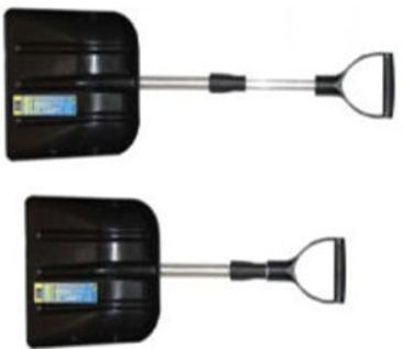 Лопата снеговая автомоб STARTUL MASTER, телескоп, 270х310мм  ST9056