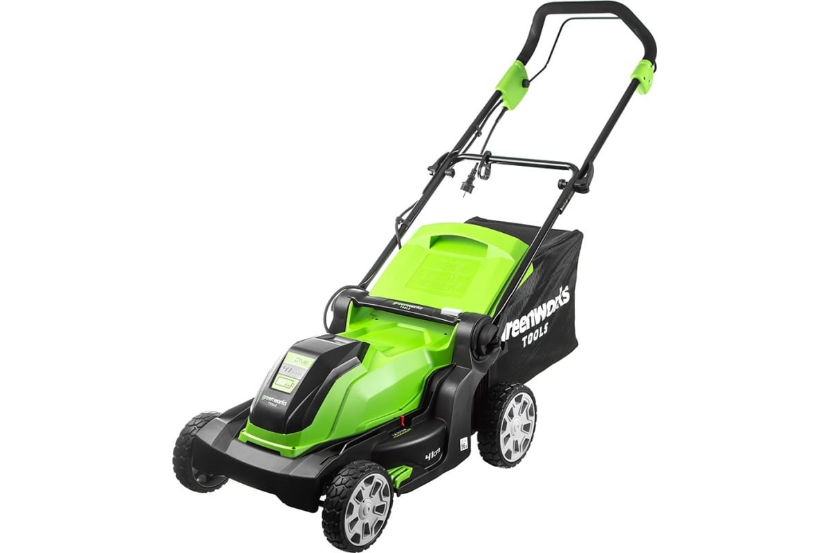 Электрическая газонокосилка Greenworks GLM1241