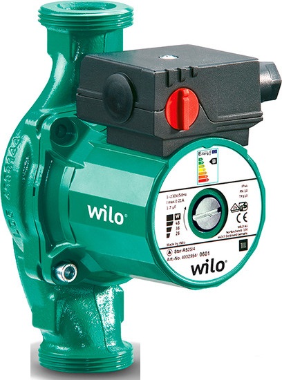Циркуляционный насос Wilo Star-RS 25/2 с гайками Циркуляционный насос Wilo Star-RS 25/2 с гайками