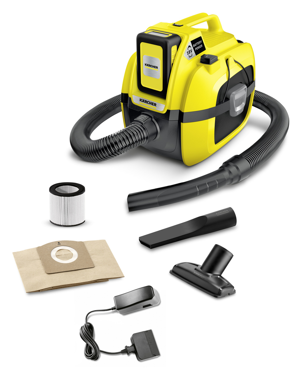 Аккумуляторный хозяйственный пылесос Karcher WD 1 Compact Battery *INT