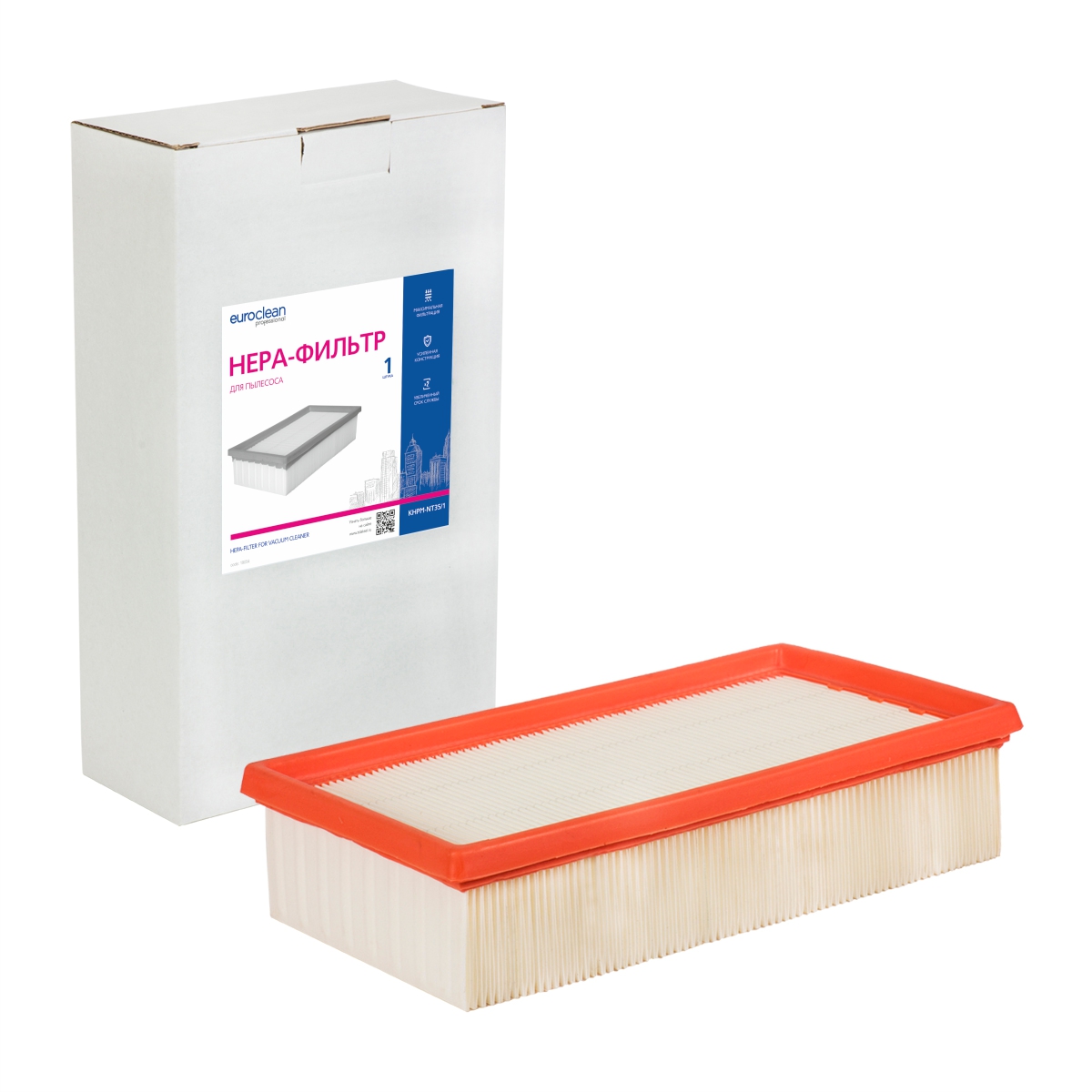 Фильтр бумажный EUROCLEAN для KARCHER NT35/1 Фильтр бумажный EUROCLEAN для KARCHER NT35/1