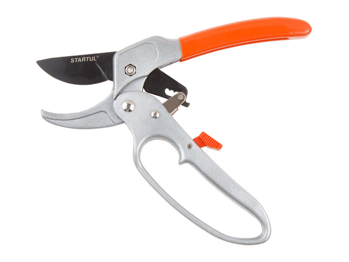 Секатор контактный c храповым механизмом STARTUL GARDEN (ST6093-07) (длина 205мм) Секатор контактный c храповым механизмом STARTUL GARDEN (ST6093-07) (длина 205мм)