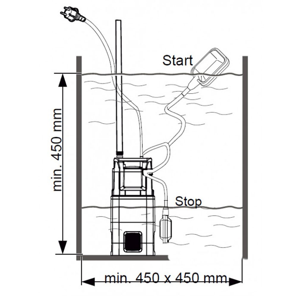 Насос погружной AL-KO Dive 6300-4