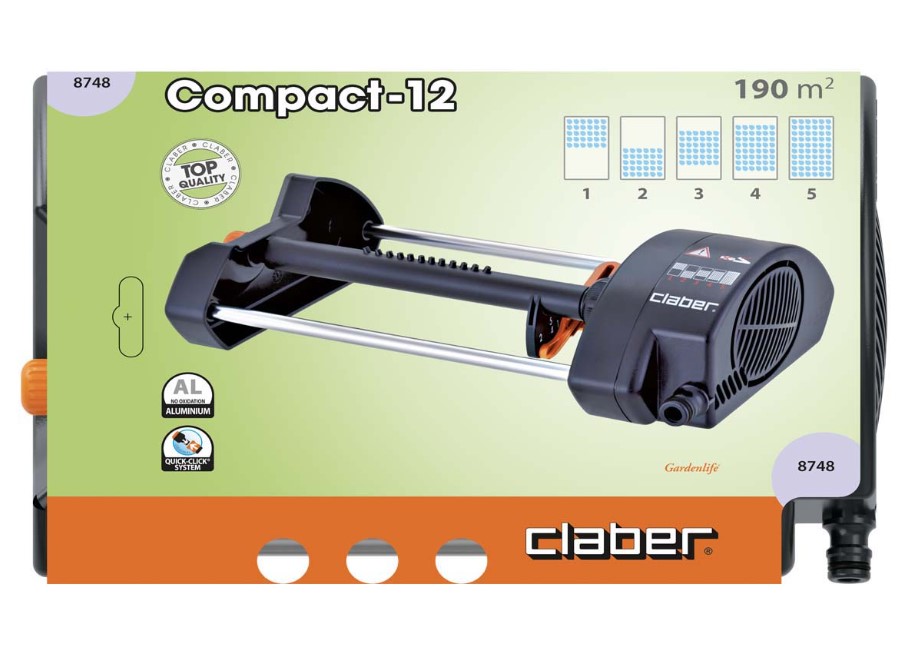 Дождеватель осциллирующий Claber COMPACT-12