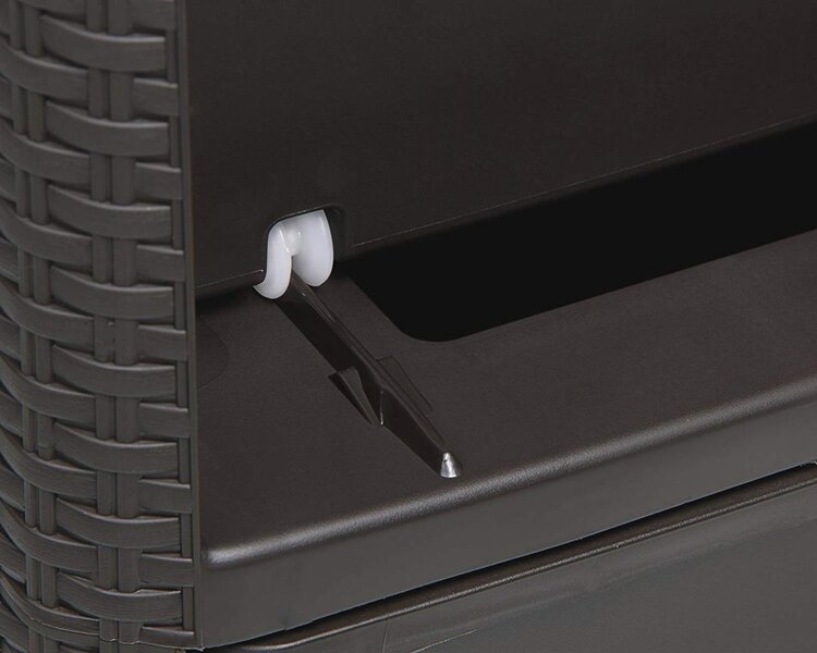 Комод 3Х STYLE RATTAN DRAWER DBR 210, темно/коричневый