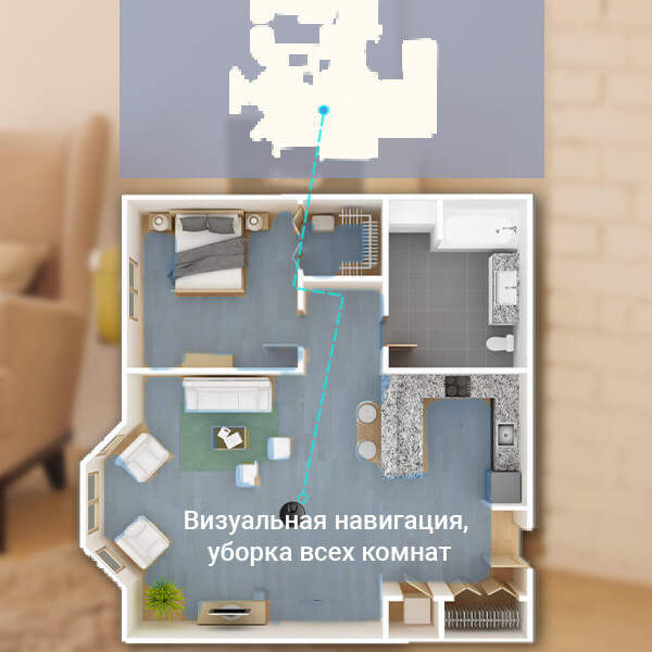 Аккумуляторный робот-пылесос Tesvor T8 (Черный) + Бак для воды