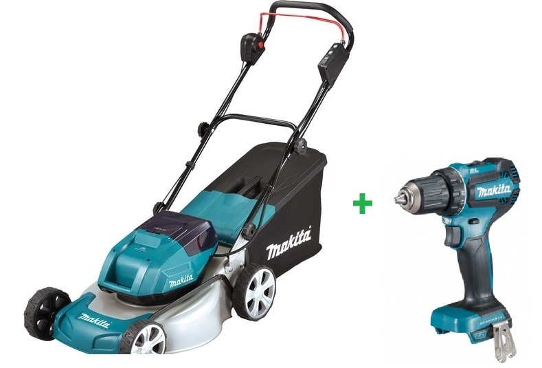 Газонокосилка аккумуляторная MAKITA DLM 380PM + Аккум. дрель-шуруповерт MAKITA DDF 485Z в кор. Газонокосилка аккумуляторная MAKITA DLM 380PM + Аккум. дрель-шуруповерт MAKITA DDF 485Z в кор.