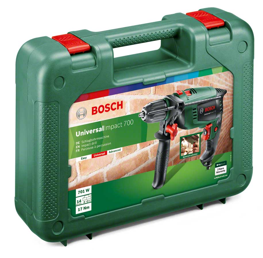 Дрель ударная BOSCH UniversalImpact 700 в чем.