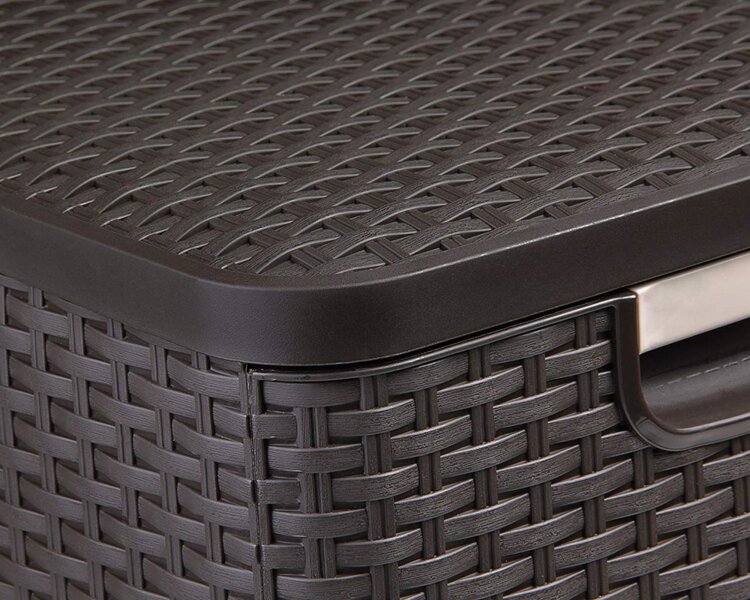 Комод 3Х STYLE RATTAN DRAWER DBR 210, темно/коричневый