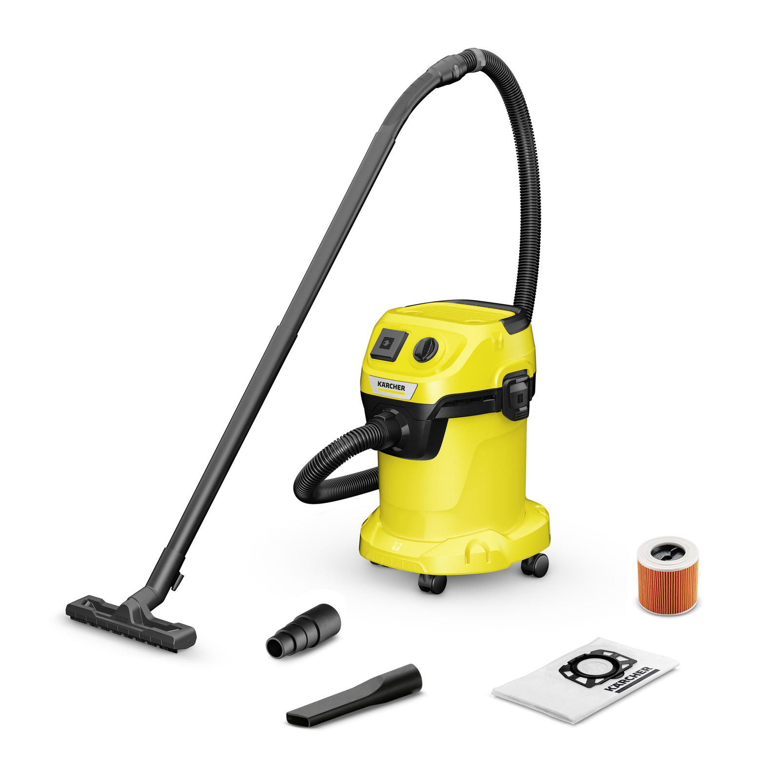 Пылесос сухой и влажной уборки Karcher WD 3 P V-17/4/20