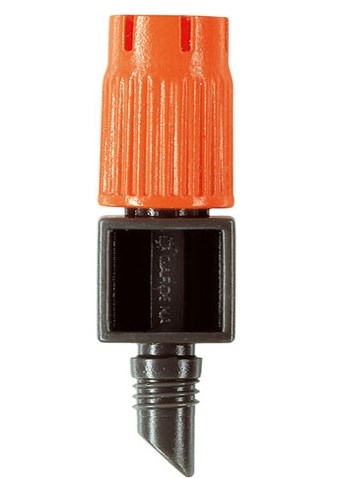 Микродождеватель Gardena 13 мм для  малых площадей диа метр 10-40с м (10шт/уп) Микродождеватель Gardena 13 мм для  малых площадей диа метр 10-40с м (10шт/уп)