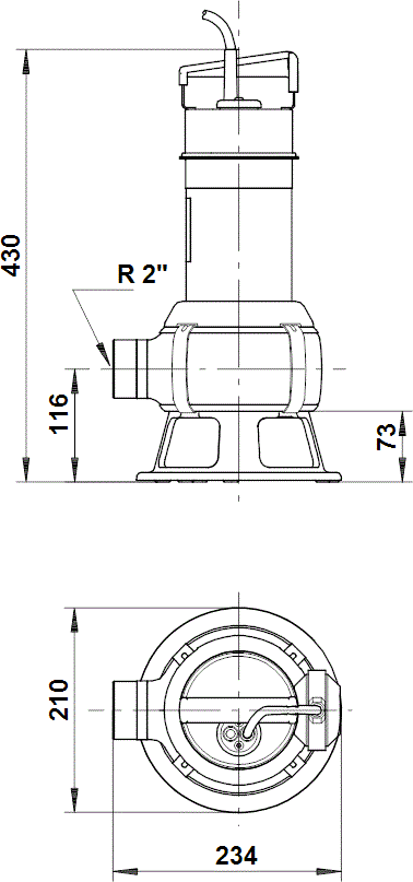 Погружной насос Grundfos Unilift AP35B.50.06.1.V