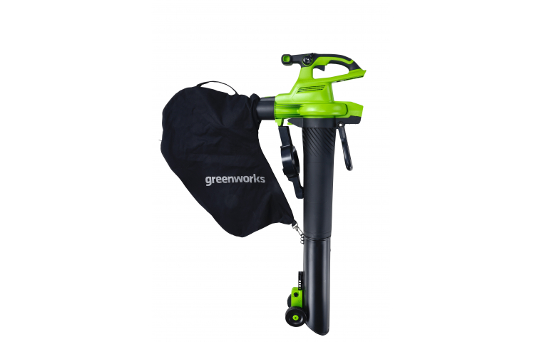 Воздуходув-пылесос аккумуляторный Greenworks GD40BVII 40В Воздуходув-пылесос аккумуляторный Greenworks GD40BVII 40В