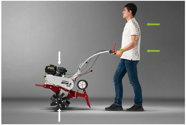 Мотоблок Мобил К МКМ-4 Премиум (4 вперед + 2 назад)