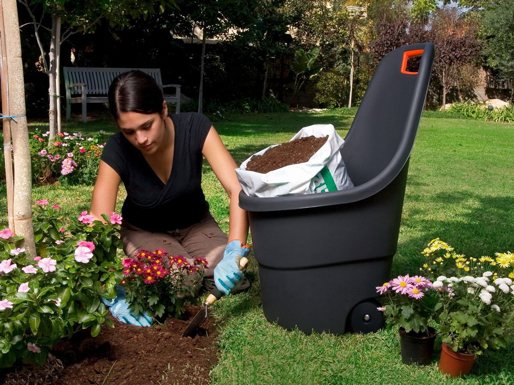 Тележка KETER Easy Go (55 л), зеленый