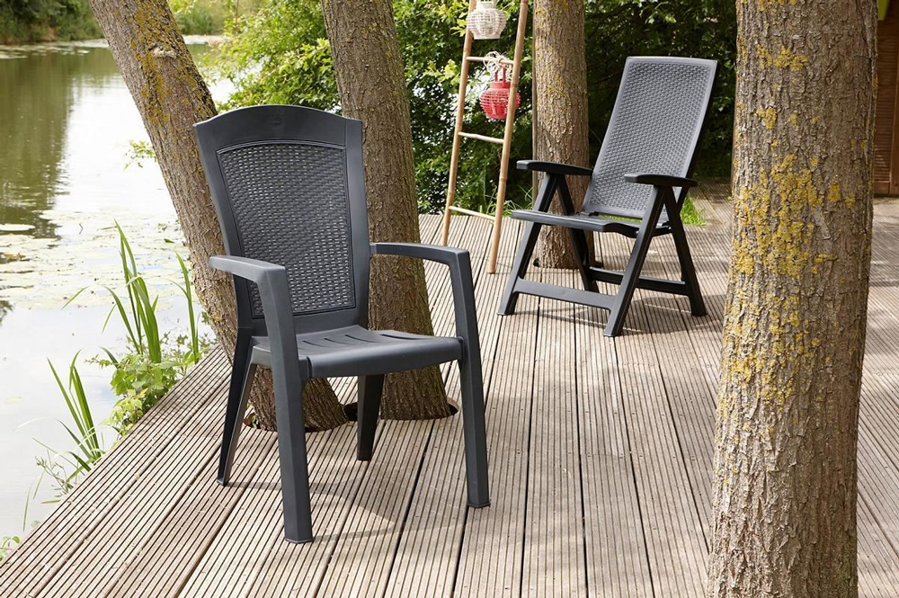 Стул пластиковый Keter Миннесота (minnesota), коричневый