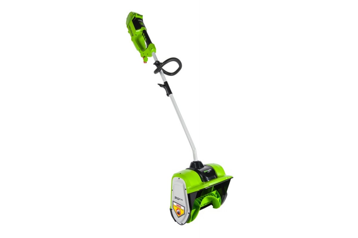 Снегоуборщик-снеголопата аккумуляторная GREENWORKS GD40SS30