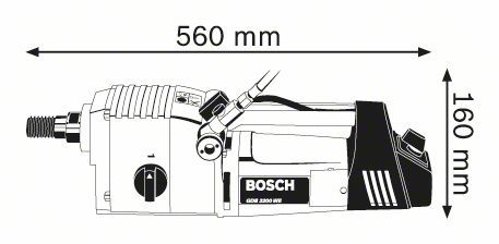 Дрель безударная Bosch GDB 2500 WE