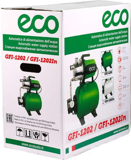 Станция водоснабжения Eco GFI-1202IN