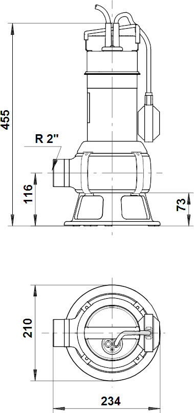 Погружной насос Grundfos Unilift AP 35B.50.08.A1.V