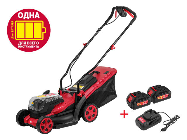 Газонокосилка аккумуляторная WORTEX CLM 3536 ALL1 Газонокосилка аккумуляторная WORTEX CLM 3536 ALL1