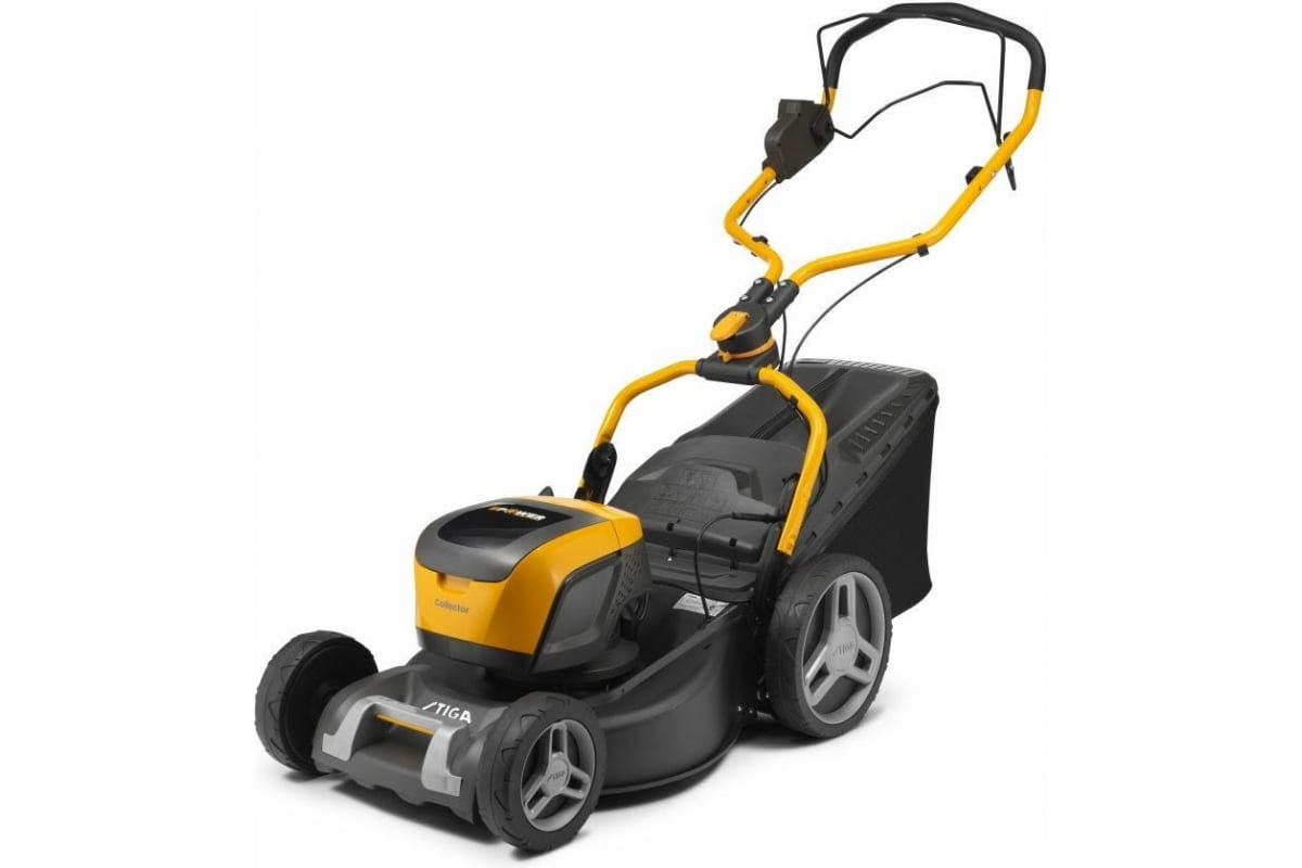 Газонокосилка аккумуляторная самоходная Stiga COLLECTOR 548e S KIT 48V (48V 2 х 4 Ач + З/У)