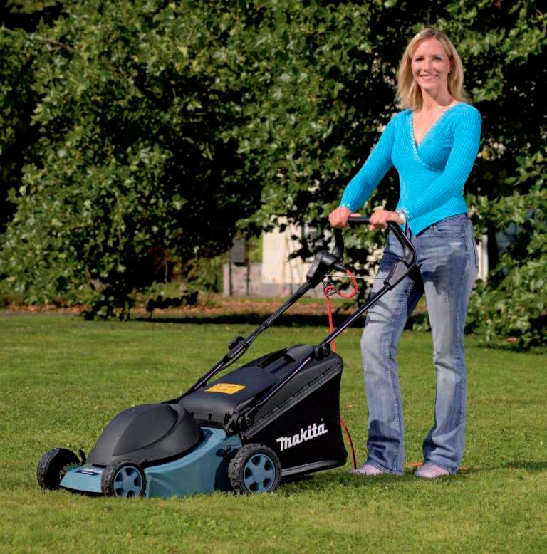 Электрическая газонокосилка Makita ELM4110